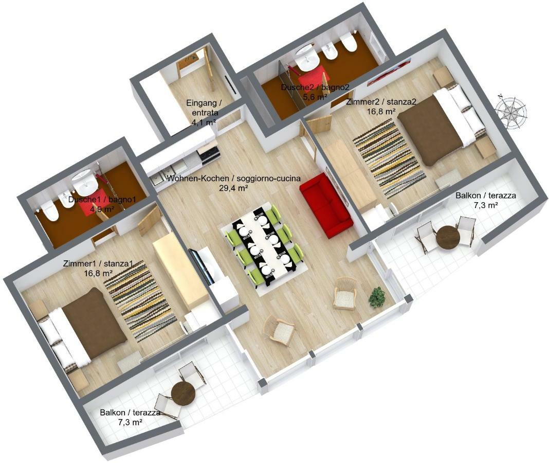 Apartments Bachmann San Candido Exterior photo